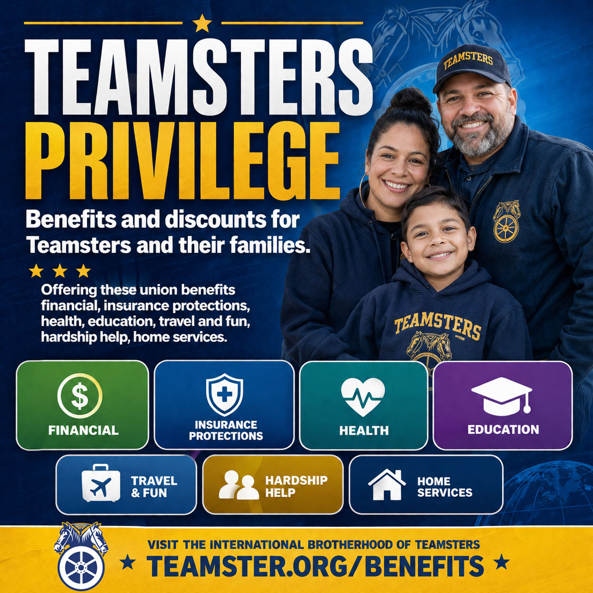 Teamsters privilege graphic