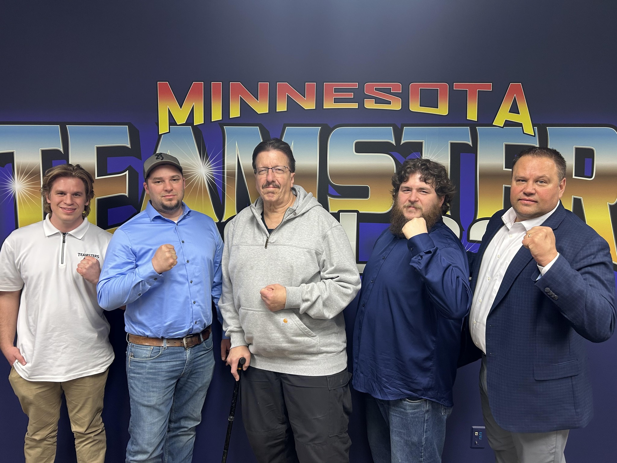 Members from Resideo Celebrating strong contract